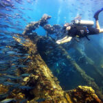 shipwreck scuba diving tulamben