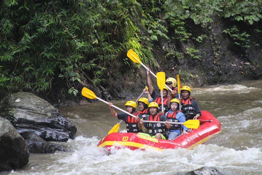 ayung river water rafting