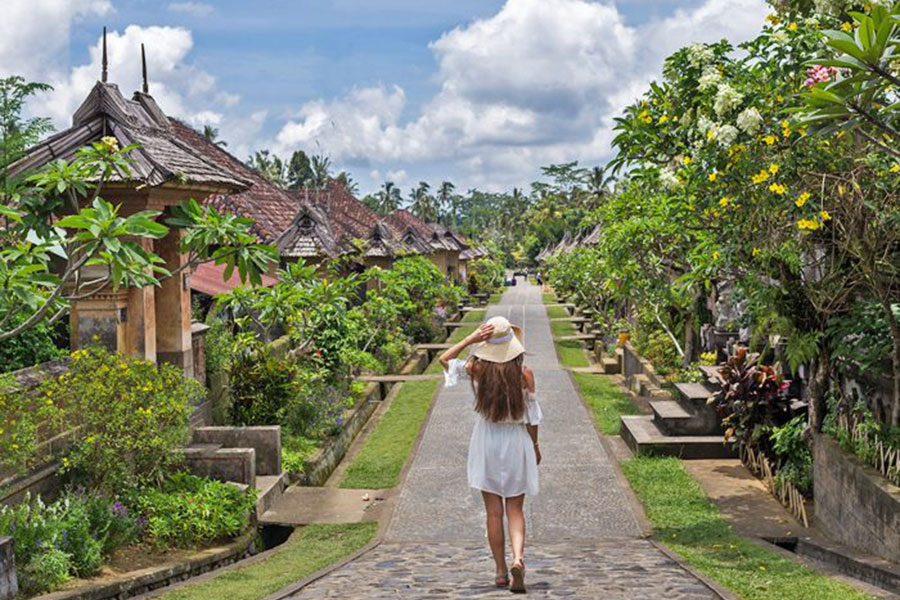 traditional penglipuran village in bali - bangli interesting places to visit - bali touristic