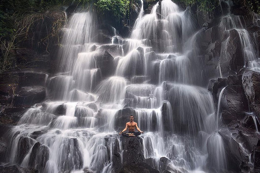 kanto lampo waterfall - gianyar interesting places to visit - bali touristic