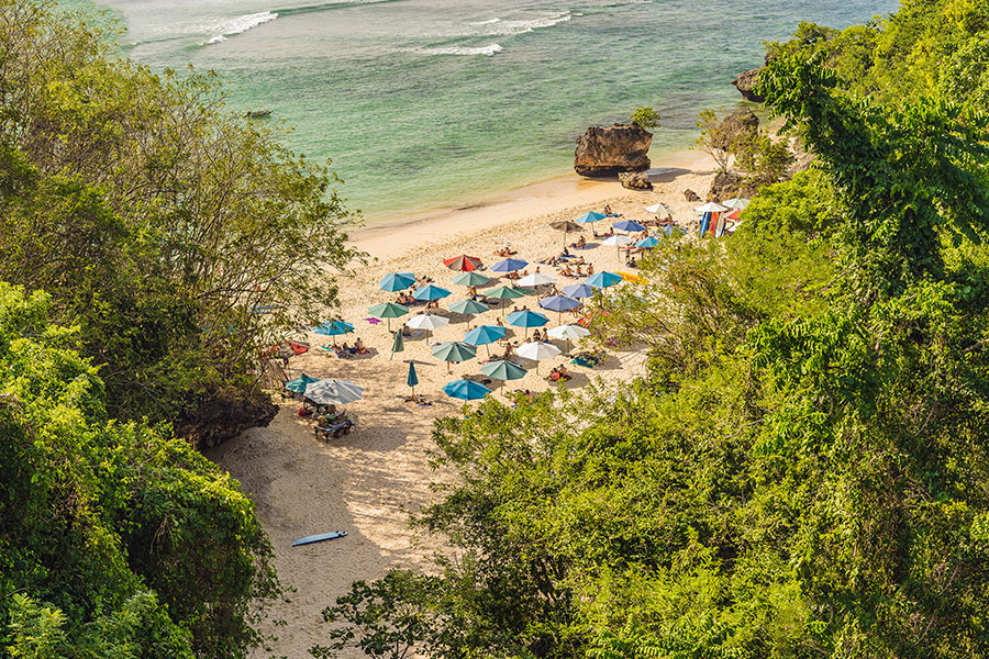 padang padang beach - badung interesting places to visit - bali touristic