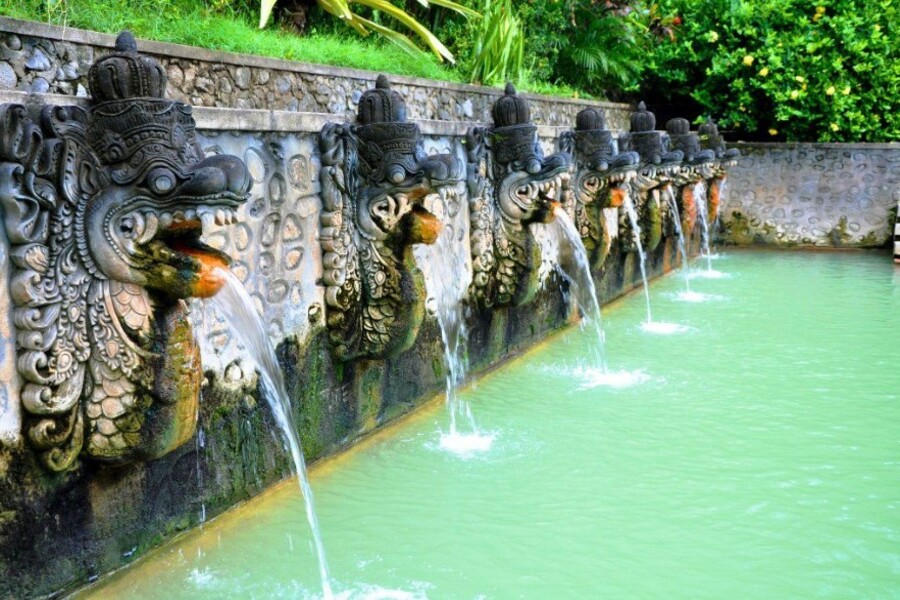 banjar hot water spring - buleleng interesting places to visit - bali touristic