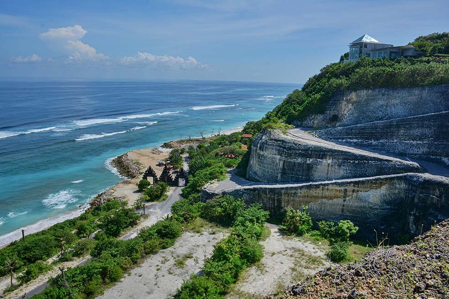 melasti beach - badung interesting places to visit - bali touristic