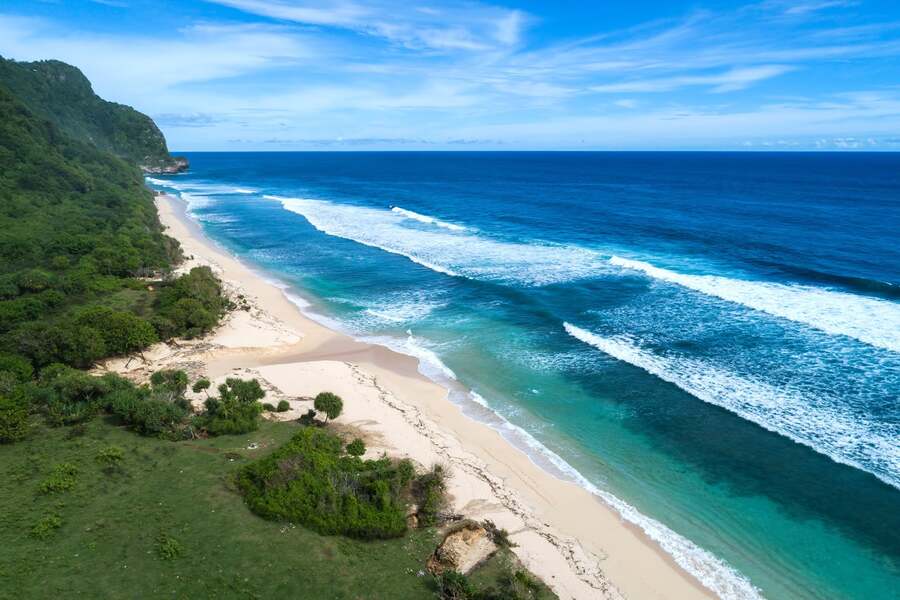 nyang nyang beach - badung interesting places to visit - bali touristic