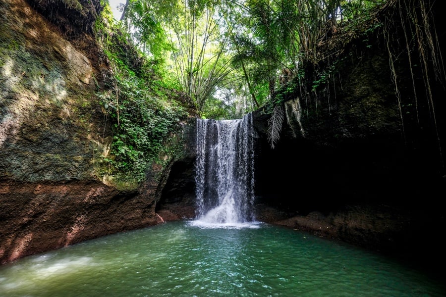 suwat waterfall - gianyar interesting places to visit - bali touristic