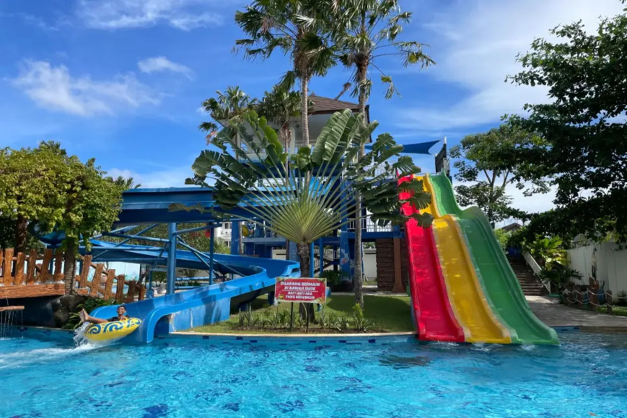 citraland waterpark denpasar - denpasar interesting places to visit - bali touristic