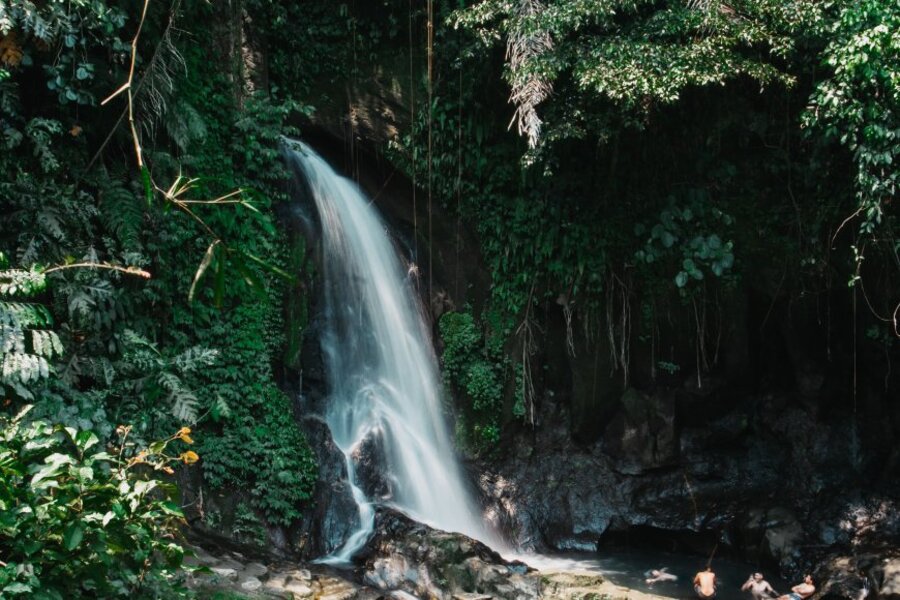 taman sari waterfall - gianyar interesting places to visit - bali touristic