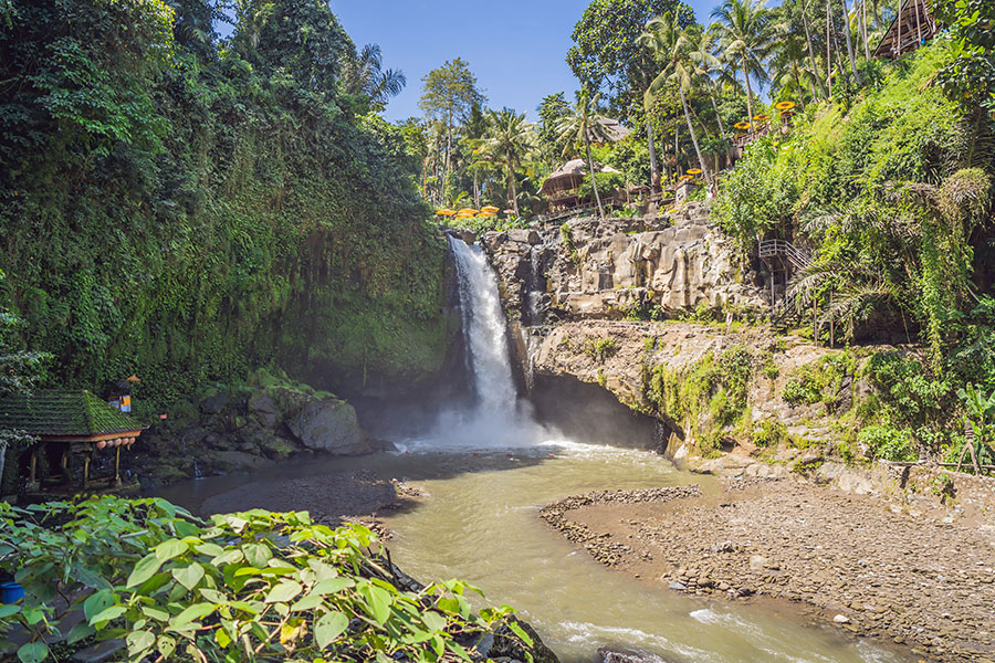 tegenungan waterfall - gianyar interesting places to visit - bali touristic